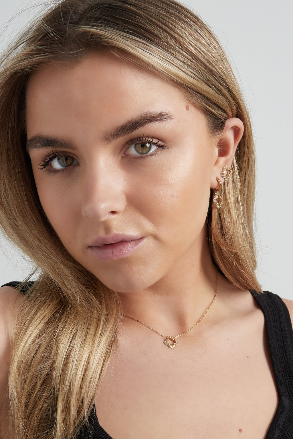 diamond clover necklace