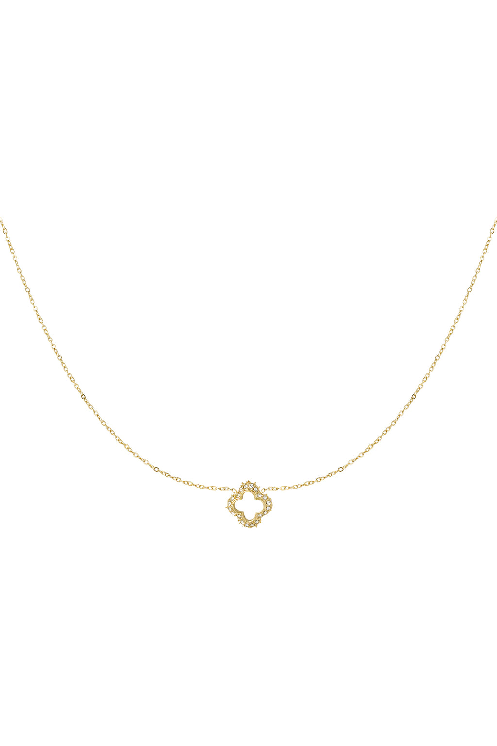 diamond clover necklace