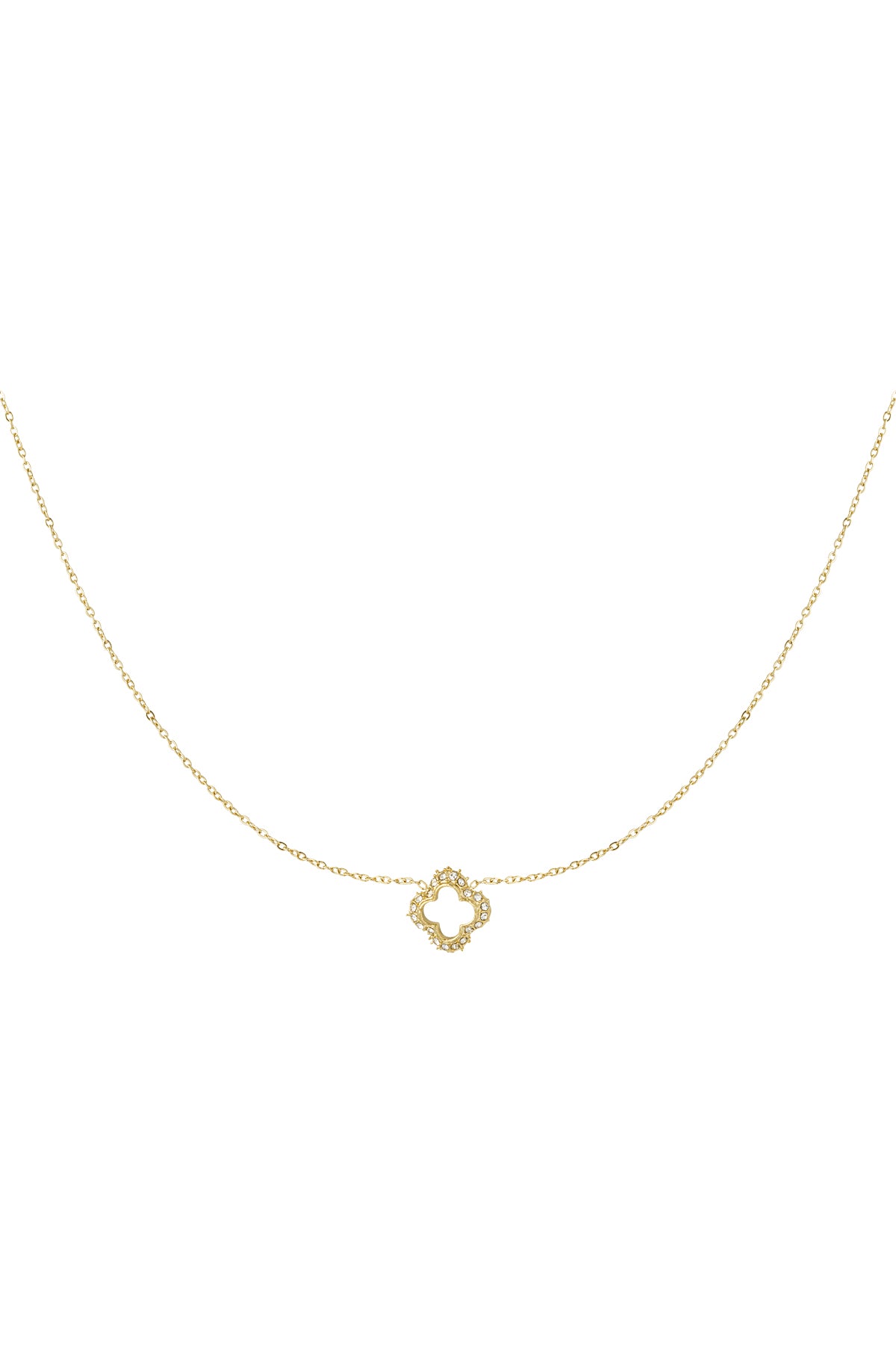 diamond clover necklace