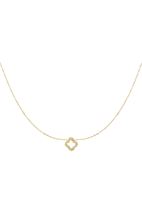 diamond clover necklace